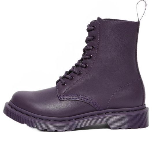 (WMNS) Dr. Martens 1460 Pascal Mono Lace Up Boots 'Blackcurrant' 27581628 sold by KicksCrew