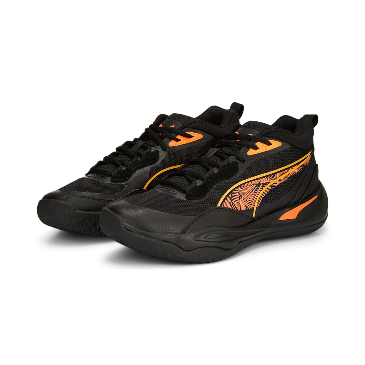 Puma Playmaker Pro 'Laser - Black Ultra Orange' 378323-01 sold by KicksCrew product image thumbnail 3