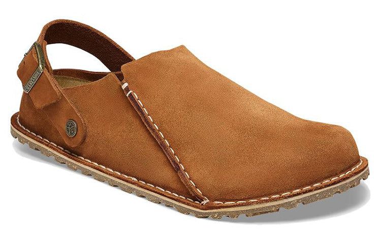 Birkenstock Lutry Premium Suede Suede Leather Narrow Fit 'Mink' 1025390 sold by KicksCrew product image thumbnail 3