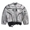 Balenciaga Unity Sports Icon Racer Jacket 'Silver' 787430TQS128106 sold by KicksCrew