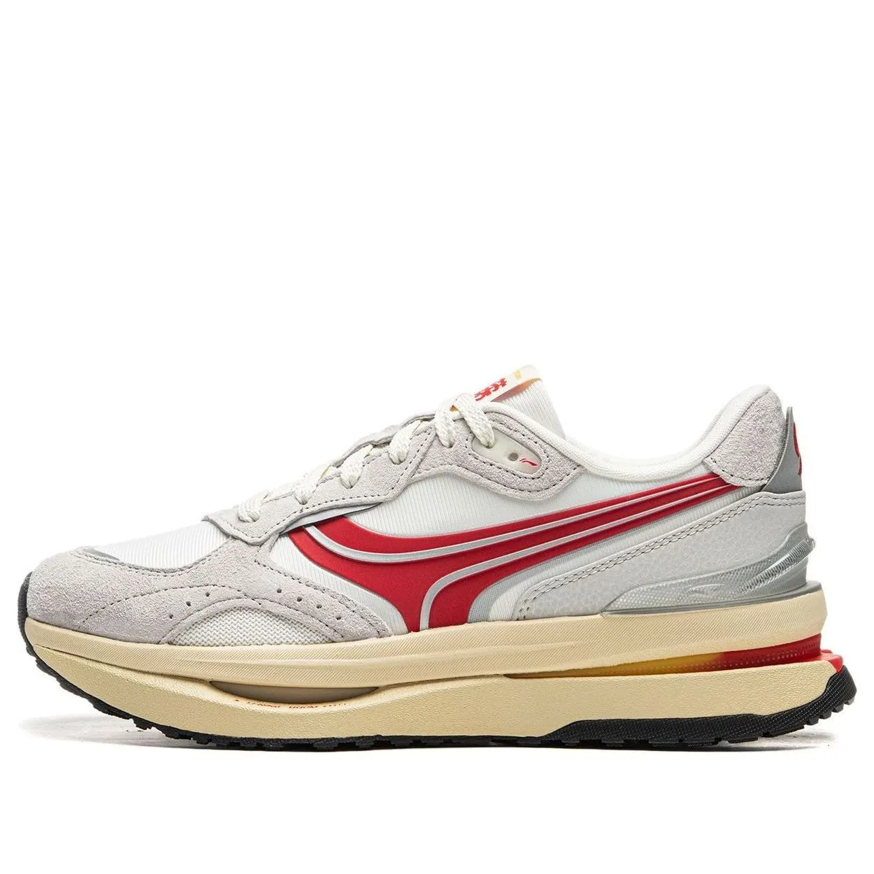 (WMNS) Li-Ning Glory Renew 'Grey Red Beige' AGCU078-11 sold by KicksCrew