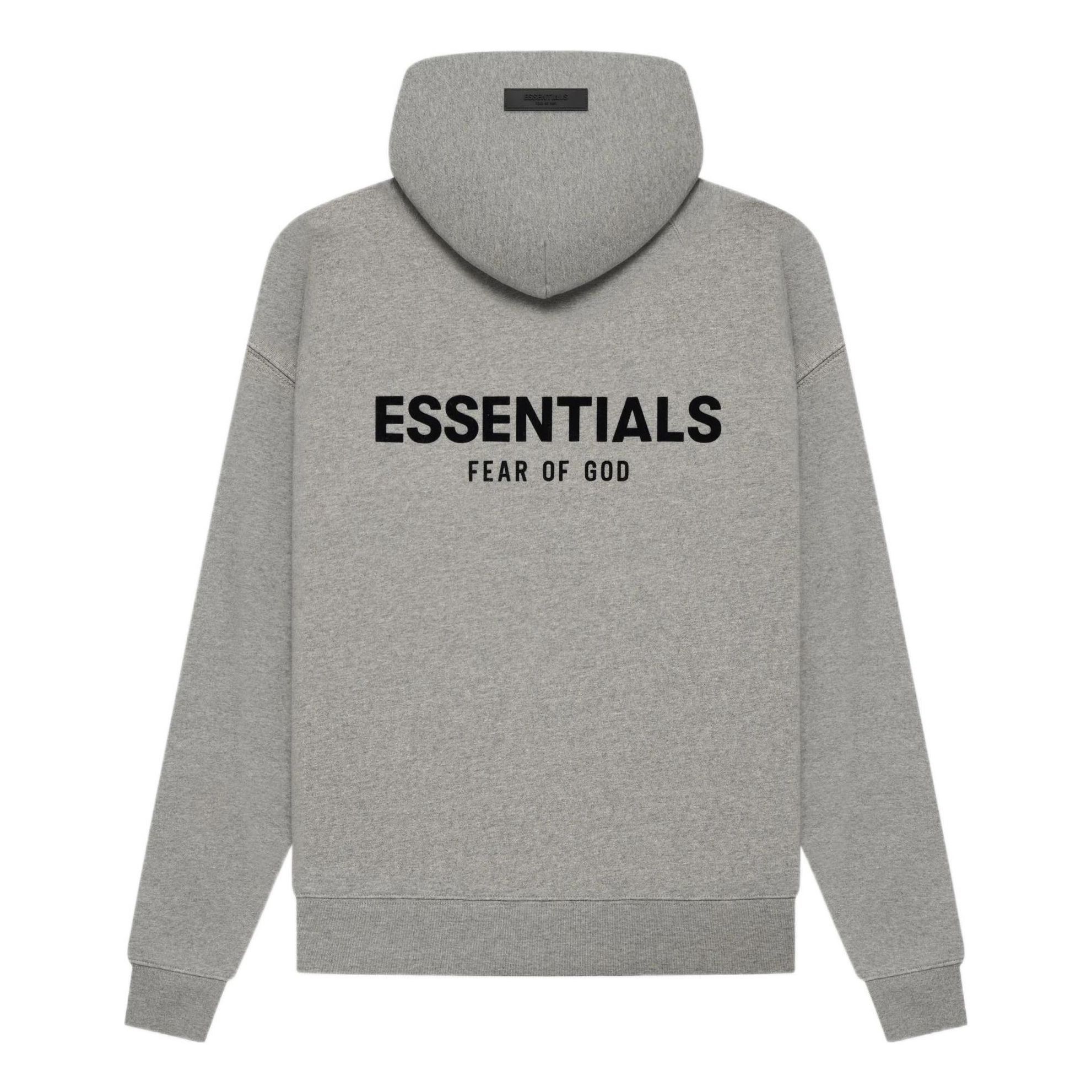 Fear of God Essentials SS22 Hoodie 'Dark Oatmeal' 192BT212113F sold by KicksCrew