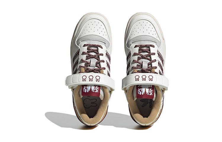 (GS) Adidas Originals Forum Low Classic Shoes 'White Burgundy' IF2578 sold by KicksCrew product image thumbnail 5