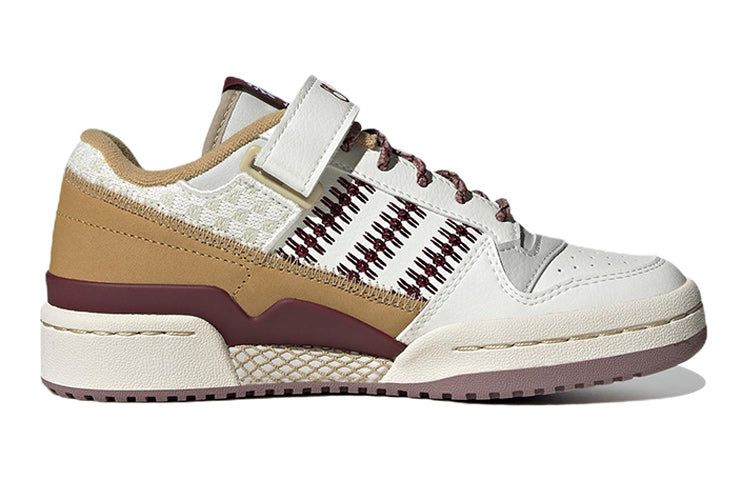 (GS) Adidas Originals Forum Low Classic Shoes 'White Burgundy' IF2578 sold by KicksCrew product image thumbnail 2