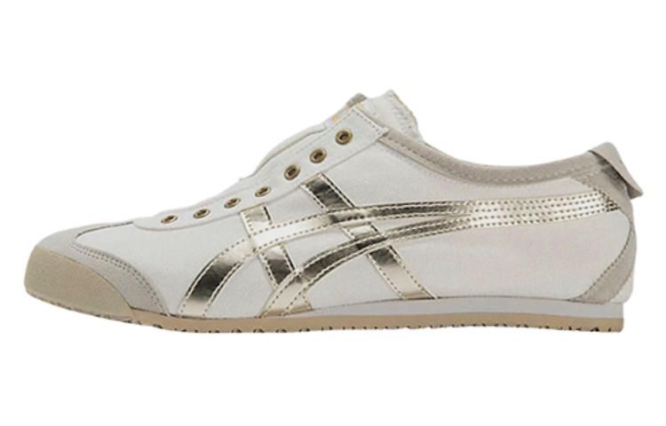 【美品】Onitsuka Tiger MEXICO66 SLIP-ON Onitsuka Tiger MEXICO 66 Slip-on Shoes 'White Gold' D528Q