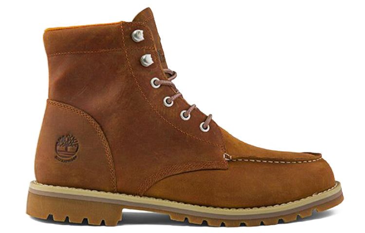 Timberland Redwood Falls Waterproof Moc-Toe Wide-Fit Boots 'Rust Nubuck' A2EDR sold by KicksCrew product image thumbnail 2