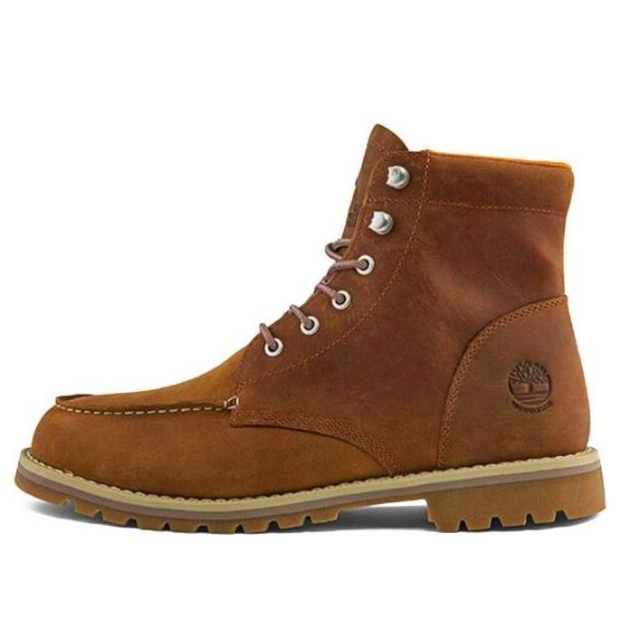 Timberland Redwood Falls Waterproof Moc-Toe Wide-Fit Boots 'Rust Nubuck' A2EDR sold by KicksCrew