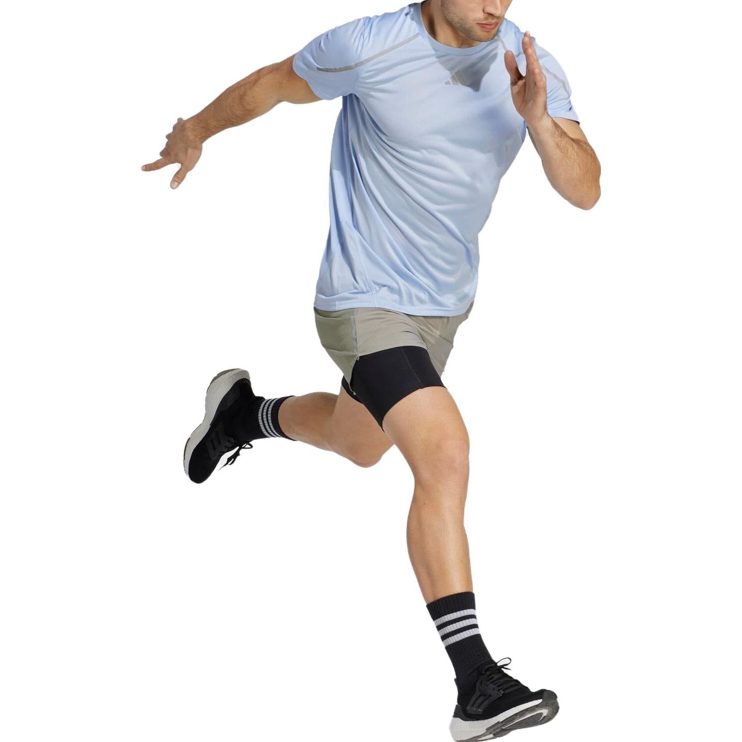 adidas Confident Engineered T-shirt 'Blue Dawn' IB9011 sold by KicksCrew product image thumbnail 2