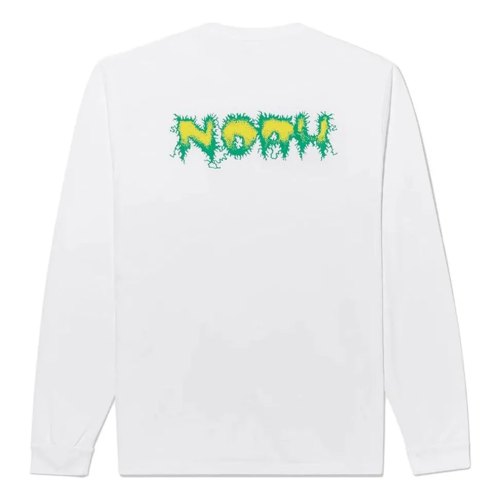 NOAH Shock Long Sleeve T-shirt 'White' PTO022SS23WHT sold by KicksCrew product image thumbnail 2
