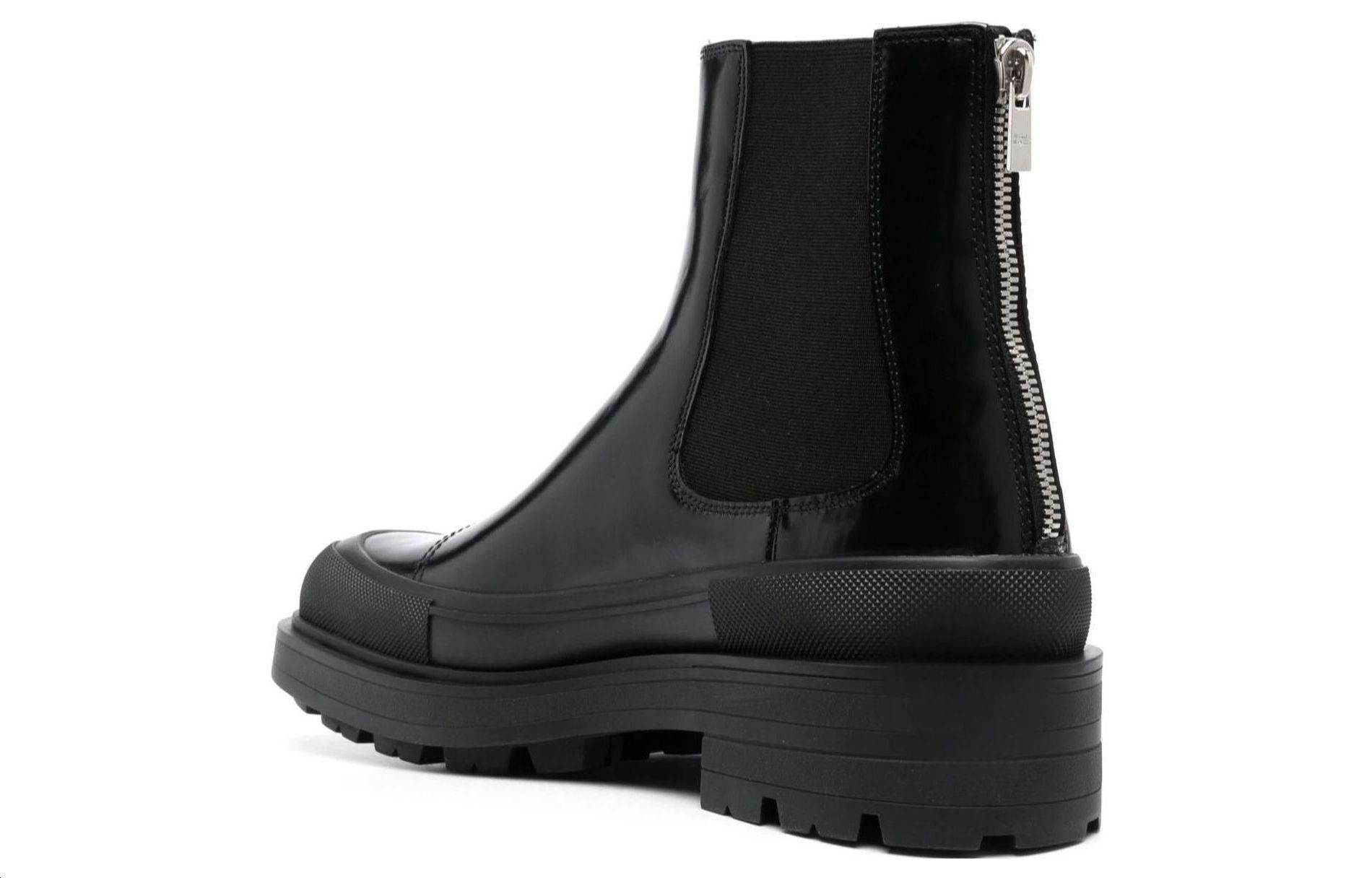 Alexander McQueen Chelsea Ankle Boots 'Black' 736508WHV7J1000 sold by KicksCrew product image thumbnail 4