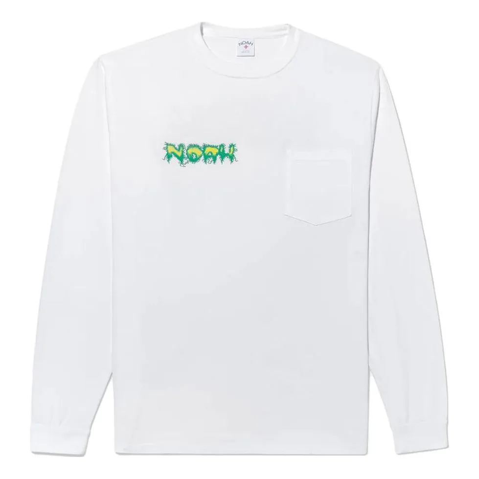 NOAH Shock Long Sleeve T-shirt 'White' PTO022SS23WHT sold by KicksCrew
