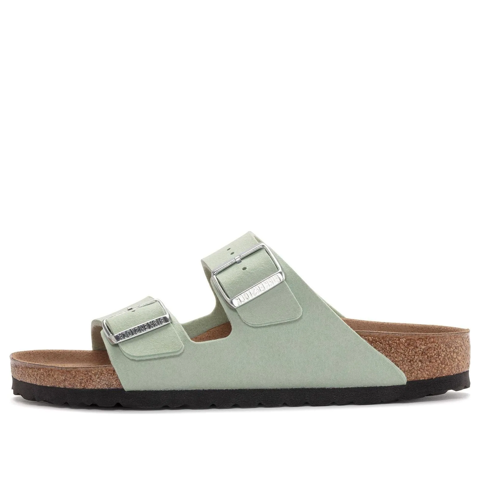 (WMNS) Birkenstock Arizona Vegan Synthetik Narrow Fit 'Soft Birki Vegan Matcha' 1024092 sold by KicksCrew