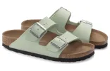 (WMNS) Birkenstock Arizona Vegan Synthetik Narrow Fit 'Soft Birki Vegan Matcha' 1024092 sold by KicksCrew