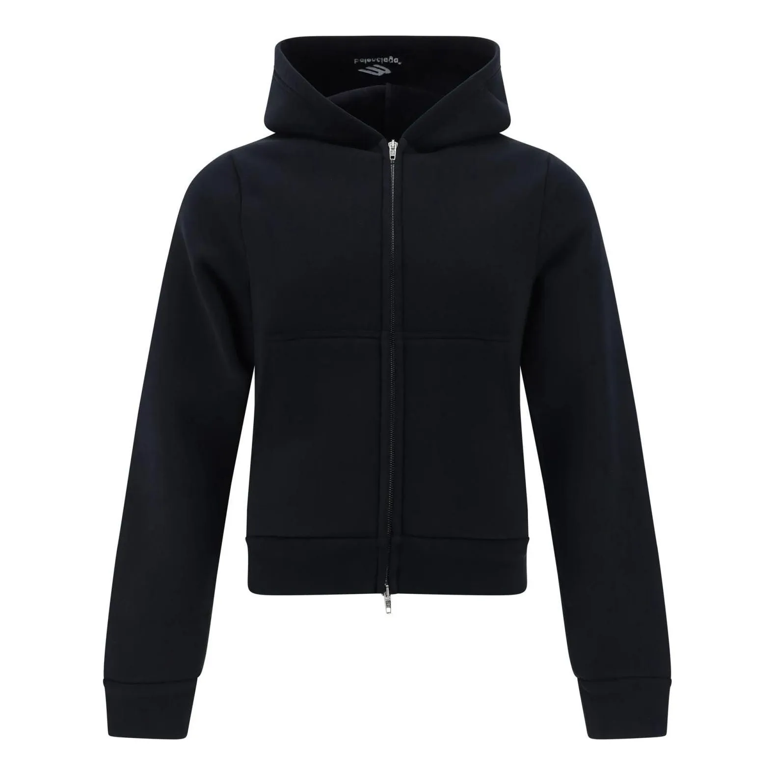 (WMNS) Balenciaga Zip-up Hoodie 'Black' 790382TQVN91000 sold by KicksCrew