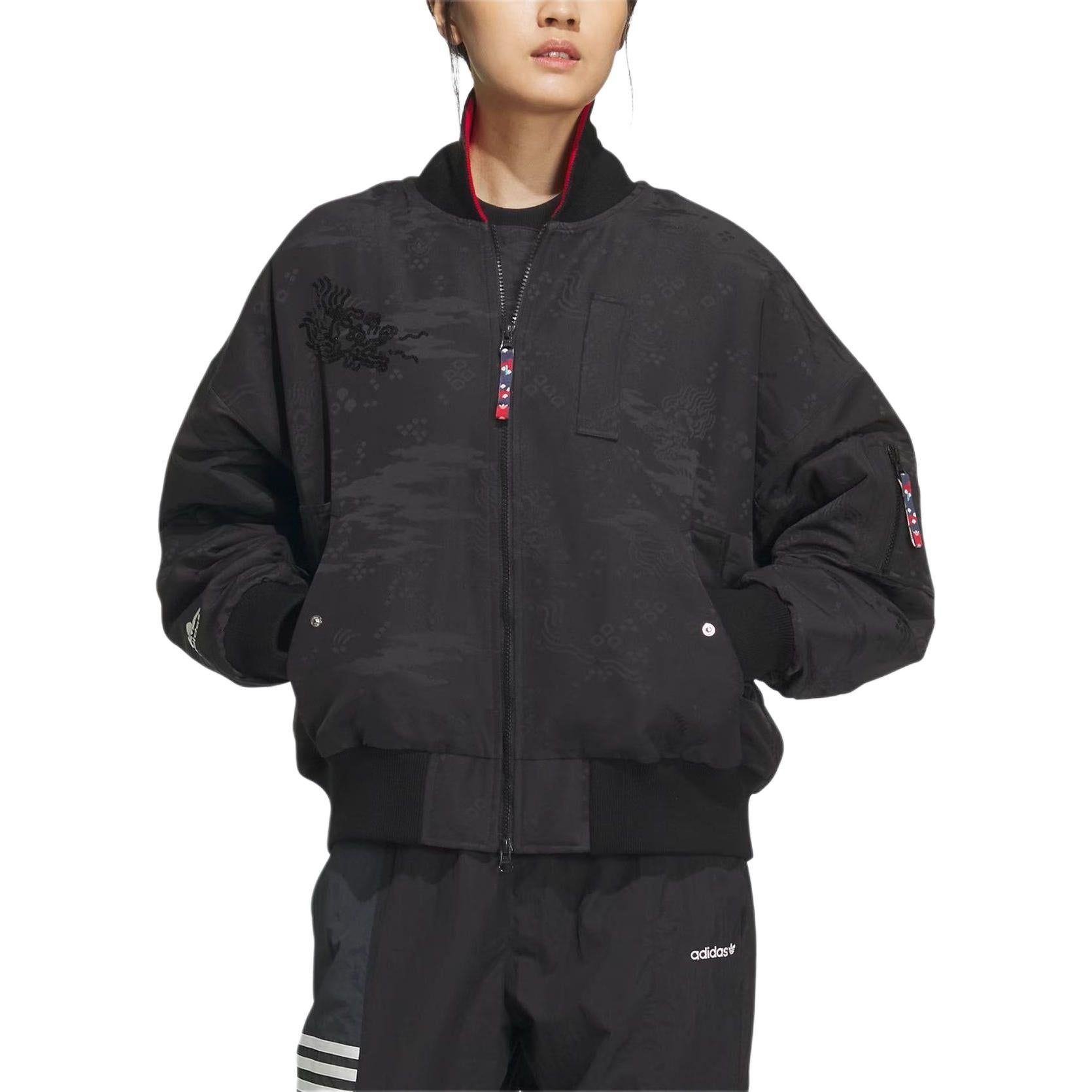 (WMNS) Adidas Originals STLE PAD Jackets 'Black' IX4219 sold by KicksCrew product image thumbnail 3