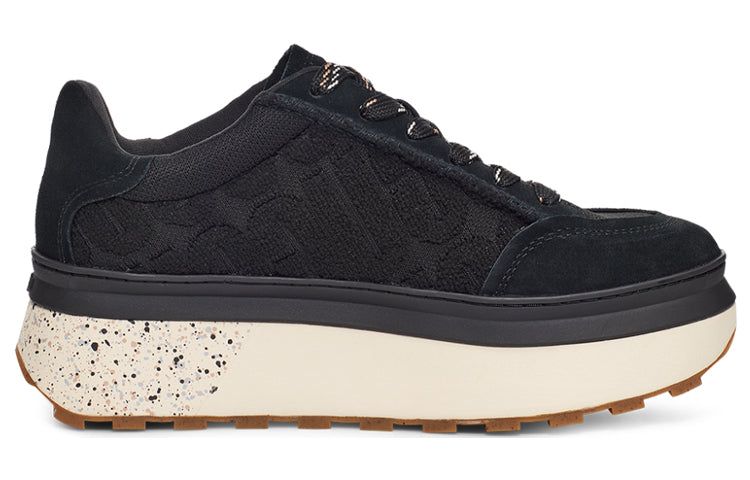 (WMNS) UGG Marin Lace Logo Sneaker 'Black' 1125025-BLK sold by KicksCrew product image thumbnail 2