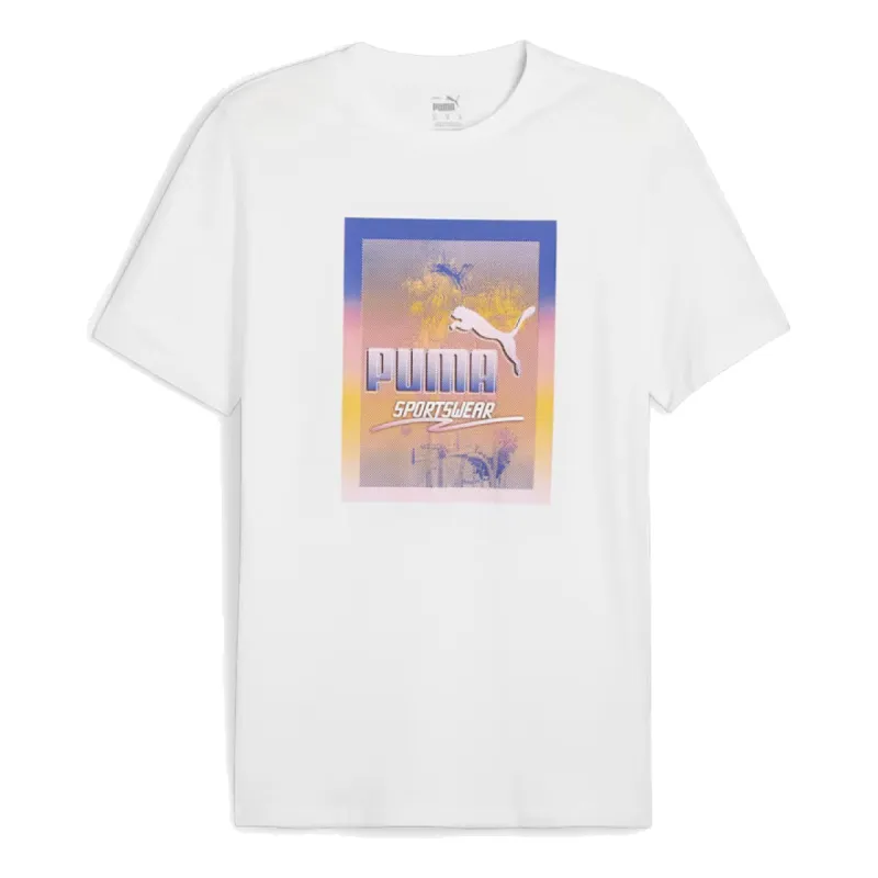 PUMA Graphics Photoprint T-shirt 'White' 630858-02 sold by KicksCrew