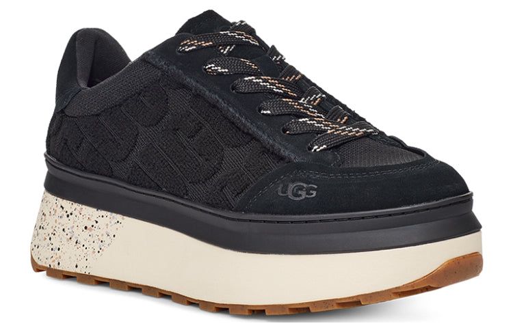 (WMNS) UGG Marin Lace Logo Sneaker 'Black' 1125025-BLK sold by KicksCrew product image thumbnail 3
