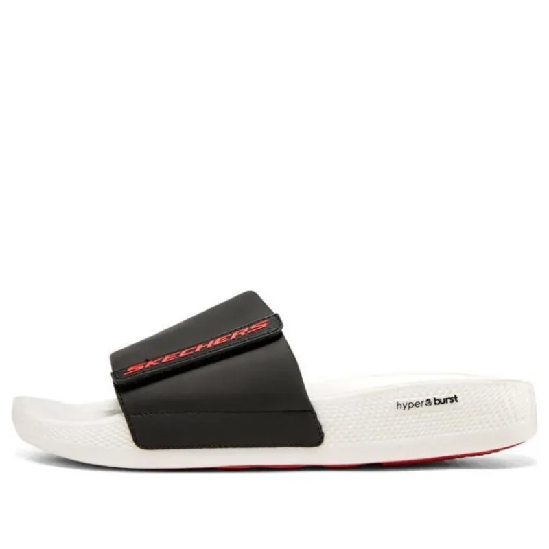 Skechers Hyper Slide 'Black Red' 229040-BKRD sold by KicksCrew