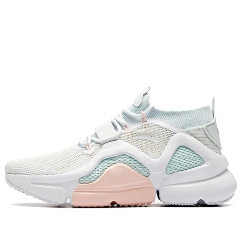 (WMNS) ANTA Running Shoes 'White Pink Blue' 92928816-4 sold by KicksCrew