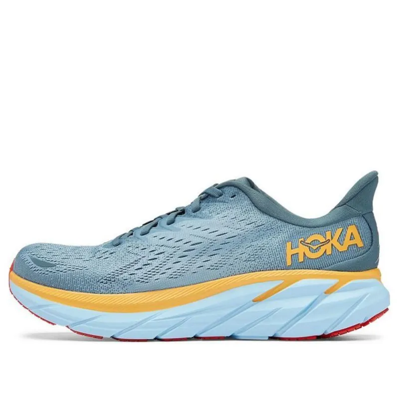 Hoka One One Clifton 8 2E Wide 'Goblin Blue Mountain Spring' 1121374-GBMS sold by KicksCrew
