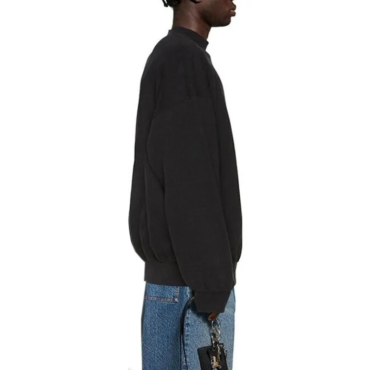 Balenciaga Real Balenciaga Crewneck Sweatshirt 'Black' 652981TIVA21000 sold by KicksCrew product image thumbnail 5