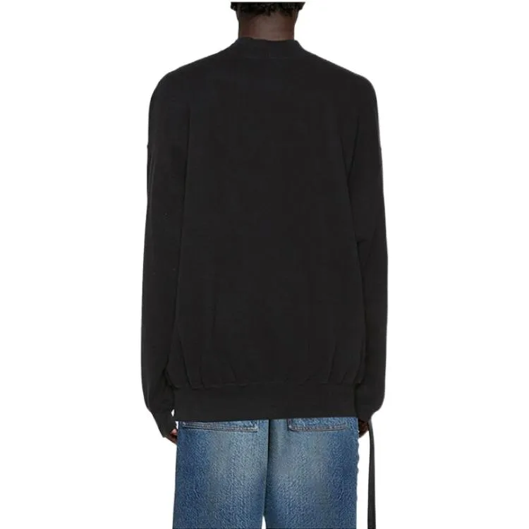 Balenciaga Real Balenciaga Crewneck Sweatshirt 'Black' 652981TIVA21000 sold by KicksCrew product image thumbnail 4