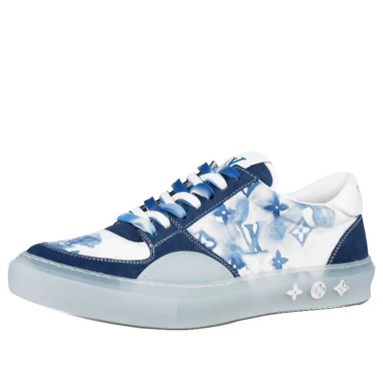 LOUIS VUITTON Ollie Sneakers 'Blue' 1A8SHV sold by KicksCrew