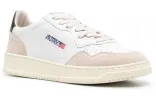 AUTRY Medalist Low Leather and Suede 'White Beige Black' AULM-LS56 sold by KicksCrew