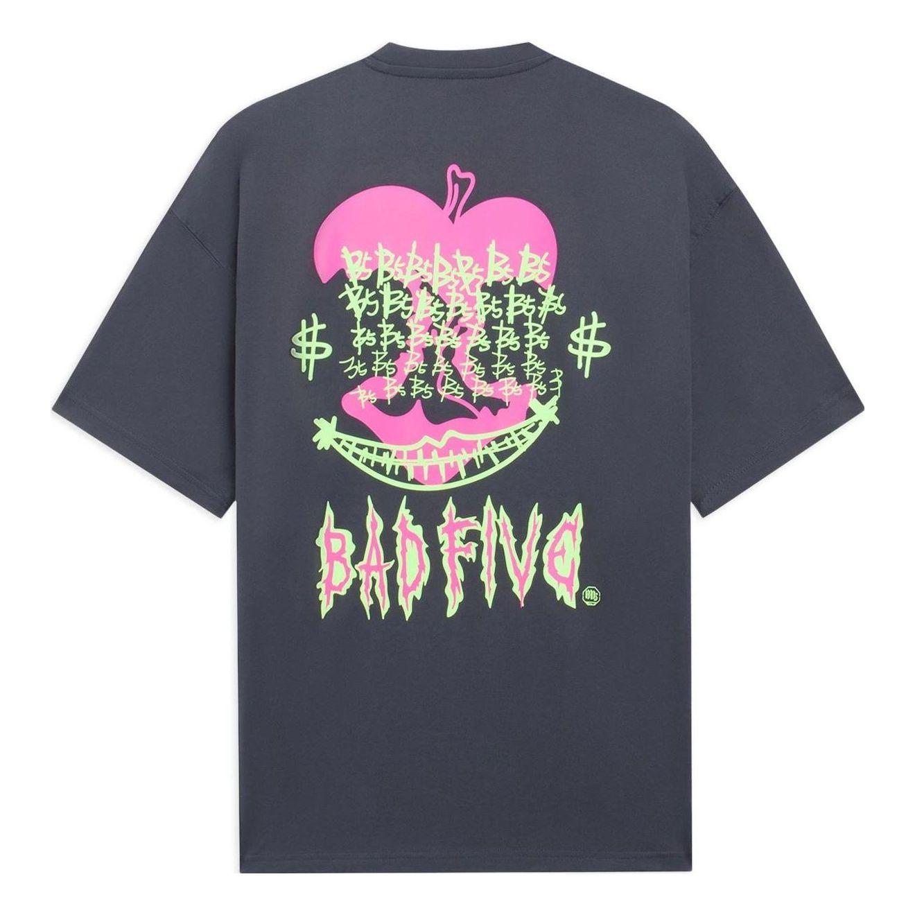 Li-Ning BadFive Graphic Loose Fit T-shirt 'Dark Grey' AHSS421-9 sold by KicksCrew