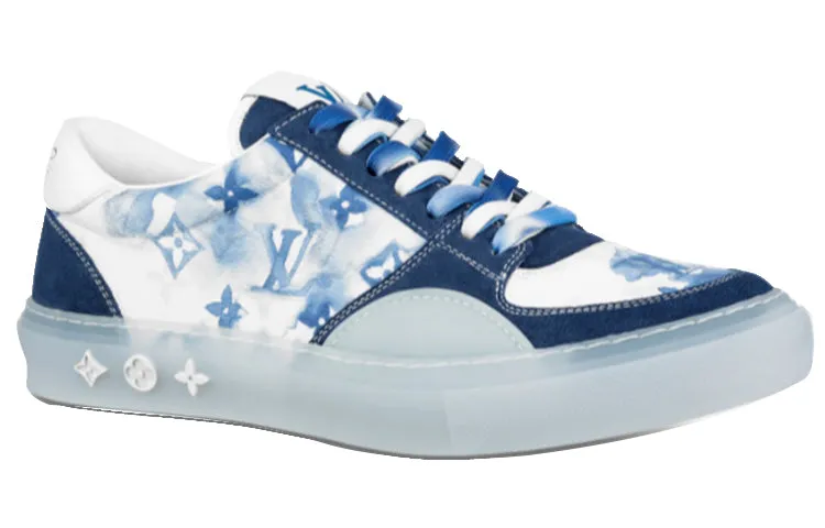 LOUIS VUITTON Ollie Sneakers 'Blue' 1A8SHV sold by KicksCrew product image thumbnail 2