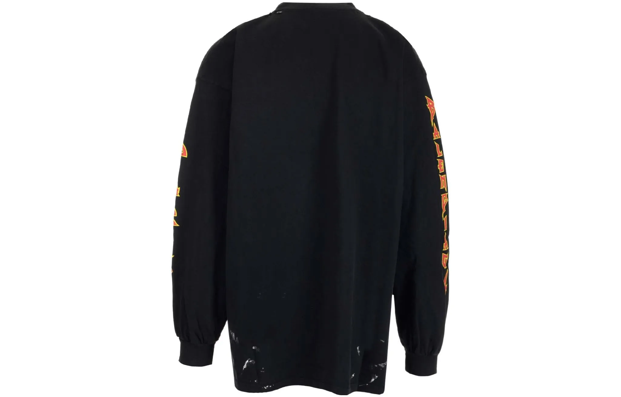 Balenciaga Metallica Long Sleeve T-shirt 'Black Orange' 693949TMV881055 sold by KicksCrew product image thumbnail 2