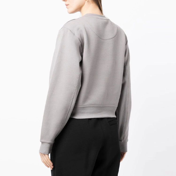 (WMNS) adidas By Stella Mccartney Sportswear Sweatshirt 'Grey' HR2528 sold by KicksCrew product image thumbnail 3