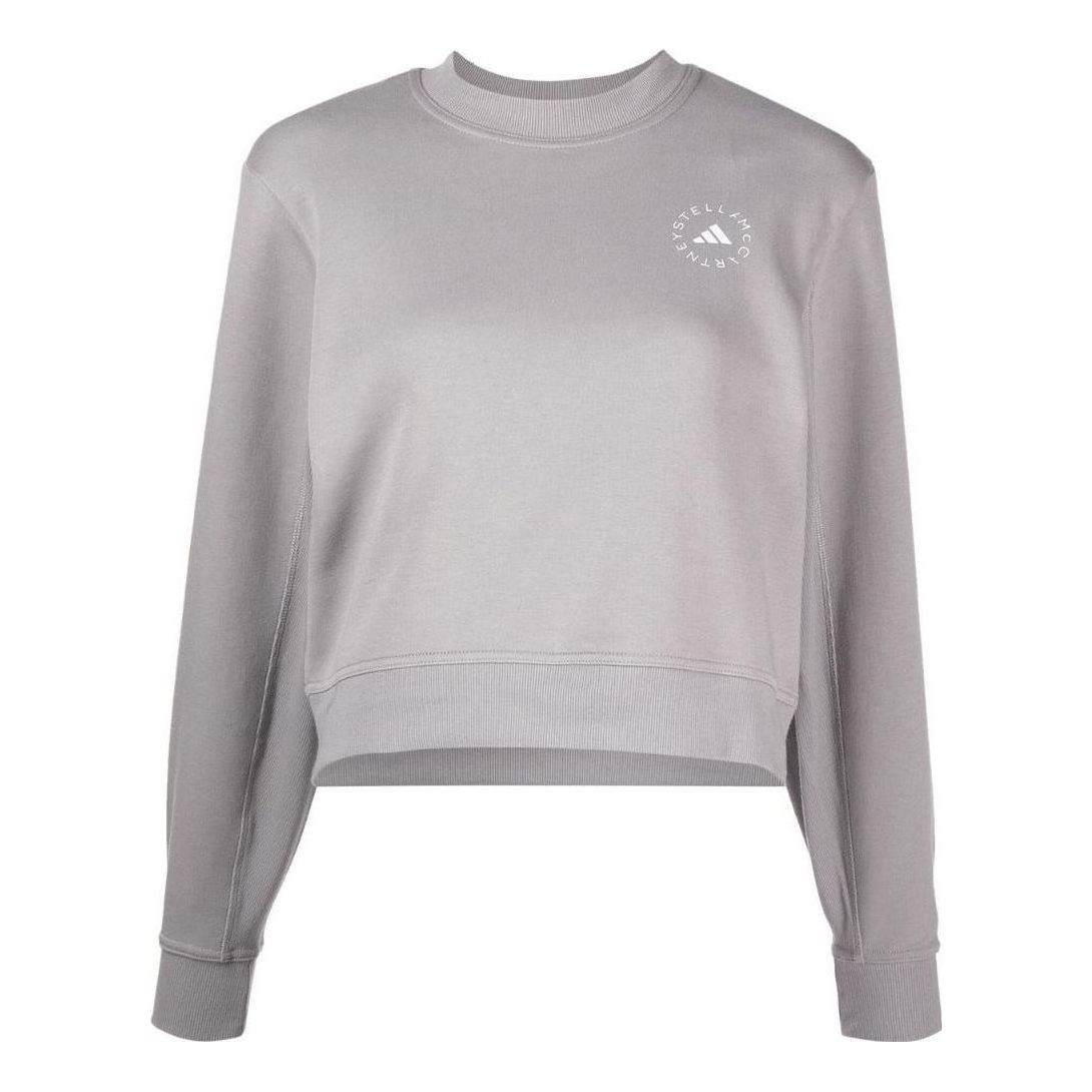(WMNS) adidas By Stella Mccartney Sportswear Sweatshirt 'Grey' HR2528 sold by KicksCrew