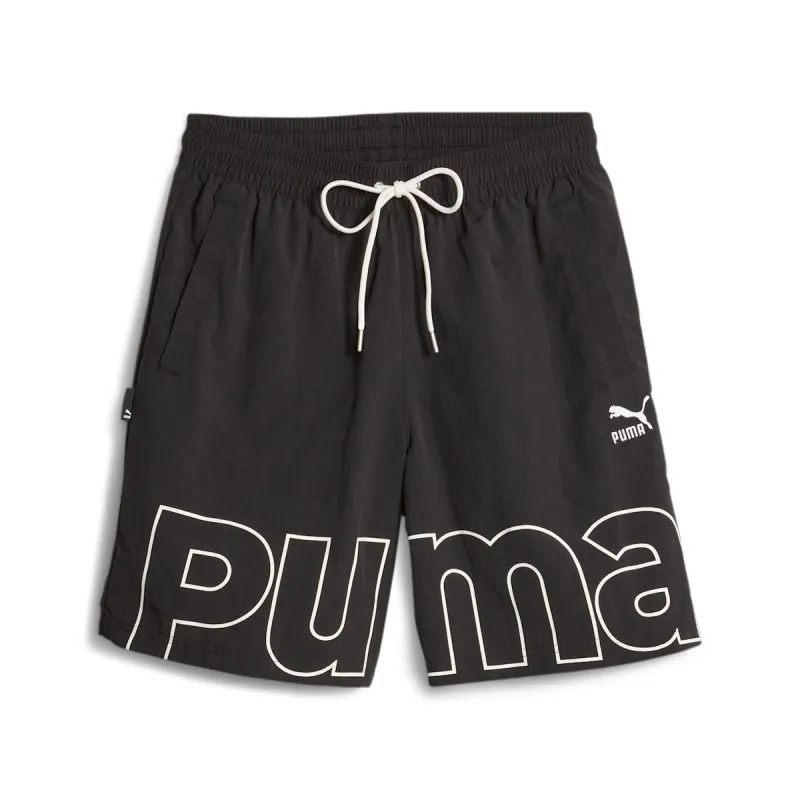 PUMA Team Relaxed Shorts 'Black' 621334-01 sold by KicksCrew
