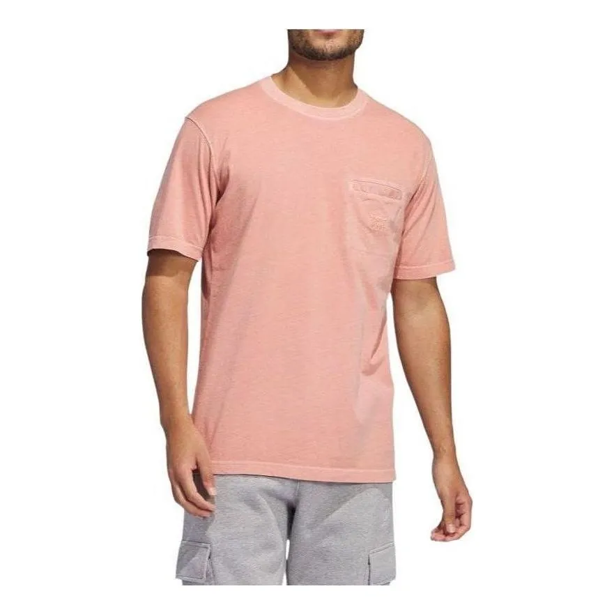 adidas Trefoil Essentials + Dye Pocket T-shirt 'Wonder Clay' IU2359 sold by KicksCrew