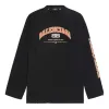 Balenciaga Maison Balenciaga Long Sleeve T-Shirt 'Black' 681046TLVJ11074 sold by KicksCrew