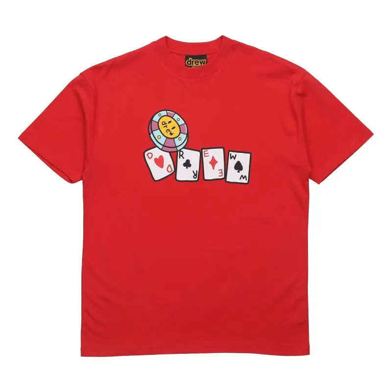 Drew House Lucky You Drew T-shirt 'Red' DR-SS21-50 sold by KicksCrew