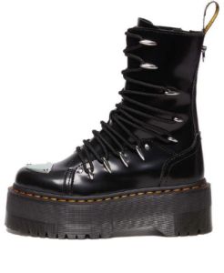 Dr. Martens Jadon Hi LTT Max Leather Platform Boots 'Black' 30964001 sold by KicksCrew