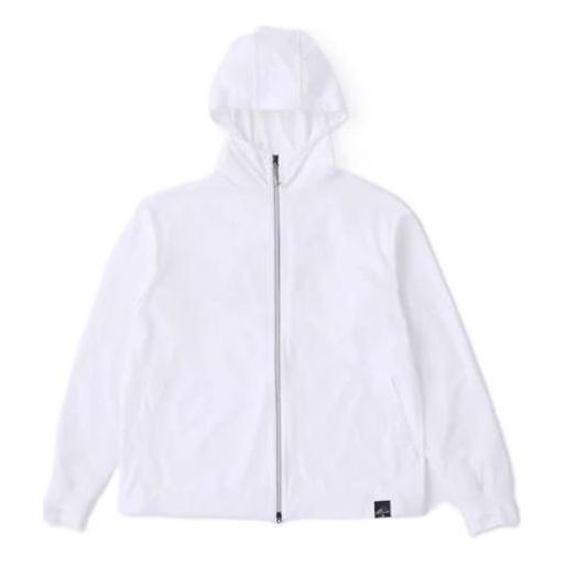 New Balance Rash Guard Full Zip Hooded Jacket 'White' JMJL2279-MW1 sold by KicksCrew