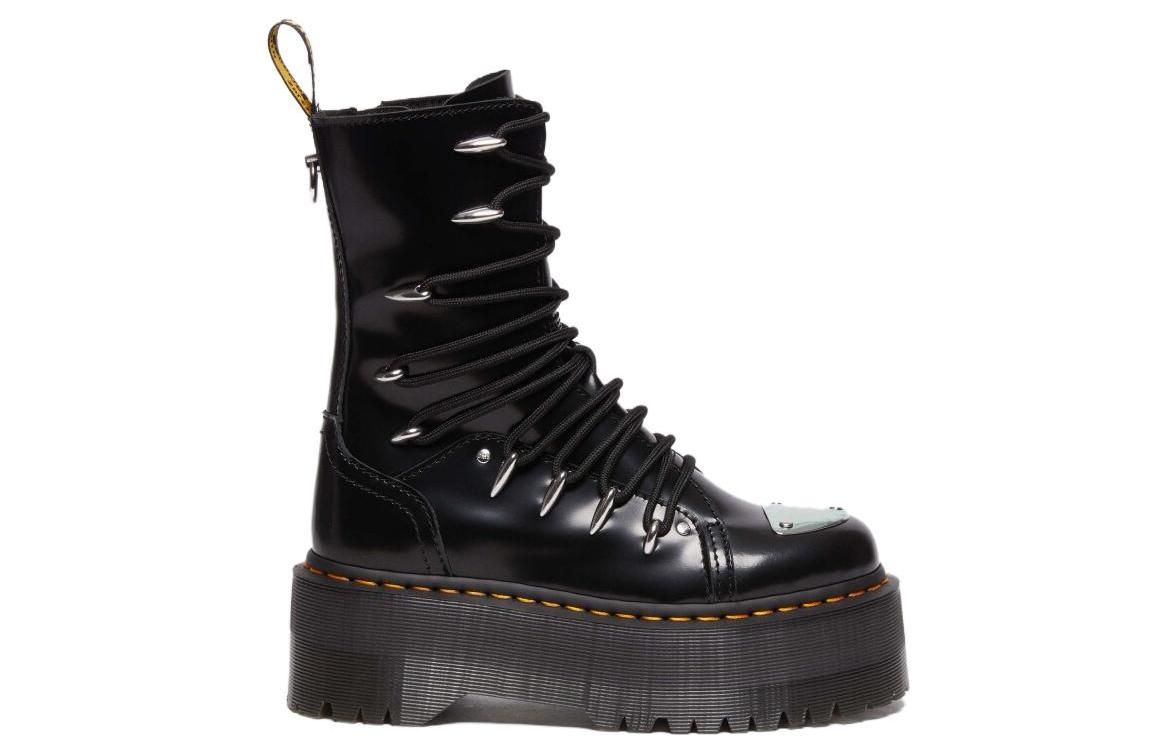 Dr. Martens Jadon Hi LTT Max Leather Platform Boots 'Black' 30964001 sold by KicksCrew product image thumbnail 2