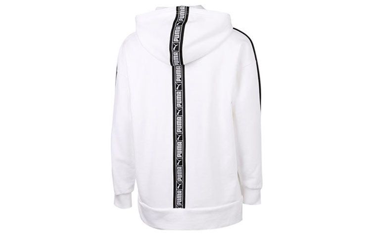 (WMNS) Puma Full-Zip Sleeve Striped Jacket 'White Black' 531278-02 sold by KicksCrew product image thumbnail 2