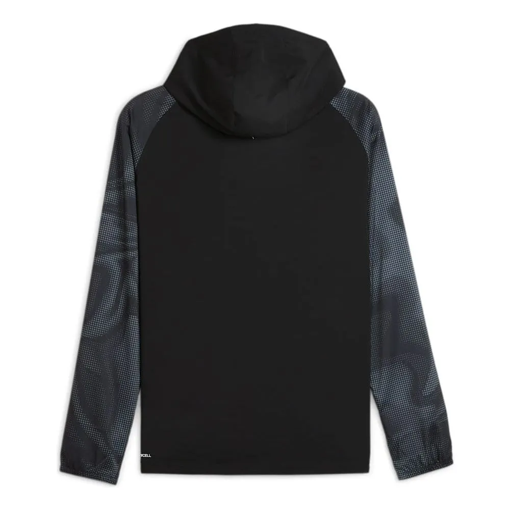 PUMA Run AOP Jacket 'Black Grey' 524221-51 sold by KicksCrew product image thumbnail 2