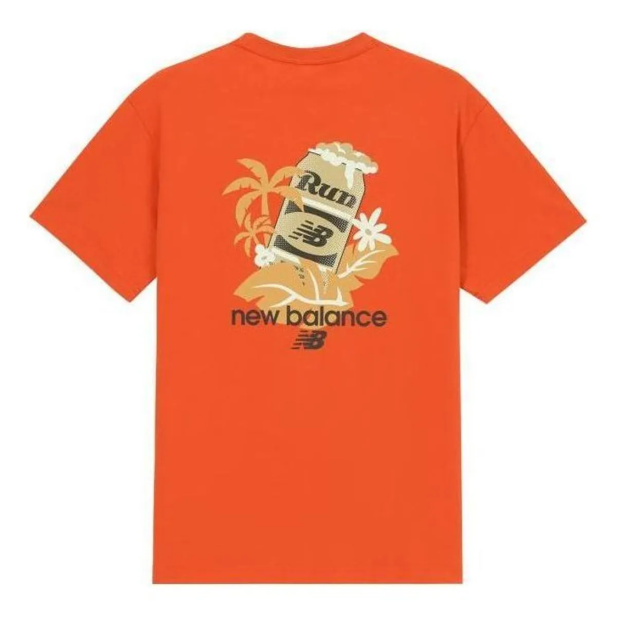 New Balance Running Graphic Logo Tee 'Orange Yellow' AMT32365-SPO