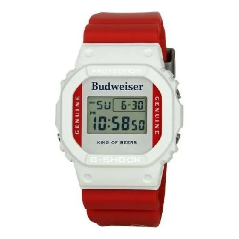 CASIO G-Shock Digital 'Red White' DW-5600BUD20-7 sold by KicksCrew