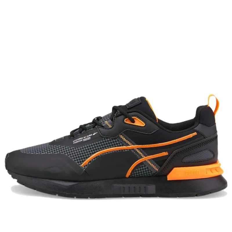 Puma Mirage Tech Ripstop 'Black Orange' 381673-01 sold by KicksCrew