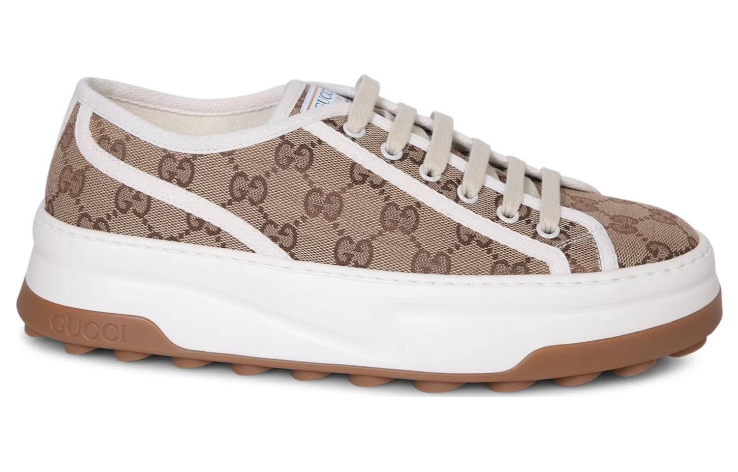 (WMNS) Gucci GG Sneaker 'Interlocking G - Beige' 746766-20Q20-9745 sold by KicksCrew product image thumbnail 2