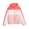 (WMNS) PUMA Oversized Hooded Windbreaker Jacket 'Pink' 675372-47 sold by KicksCrew