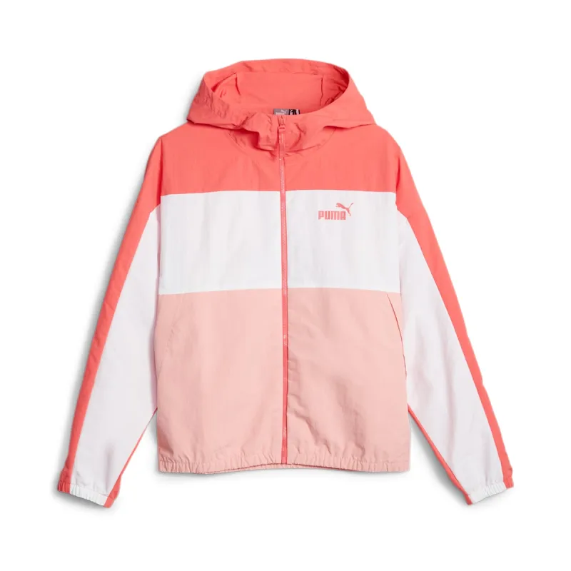 (WMNS) PUMA Oversized Hooded Windbreaker Jacket 'Pink' 675372-47 sold by KicksCrew