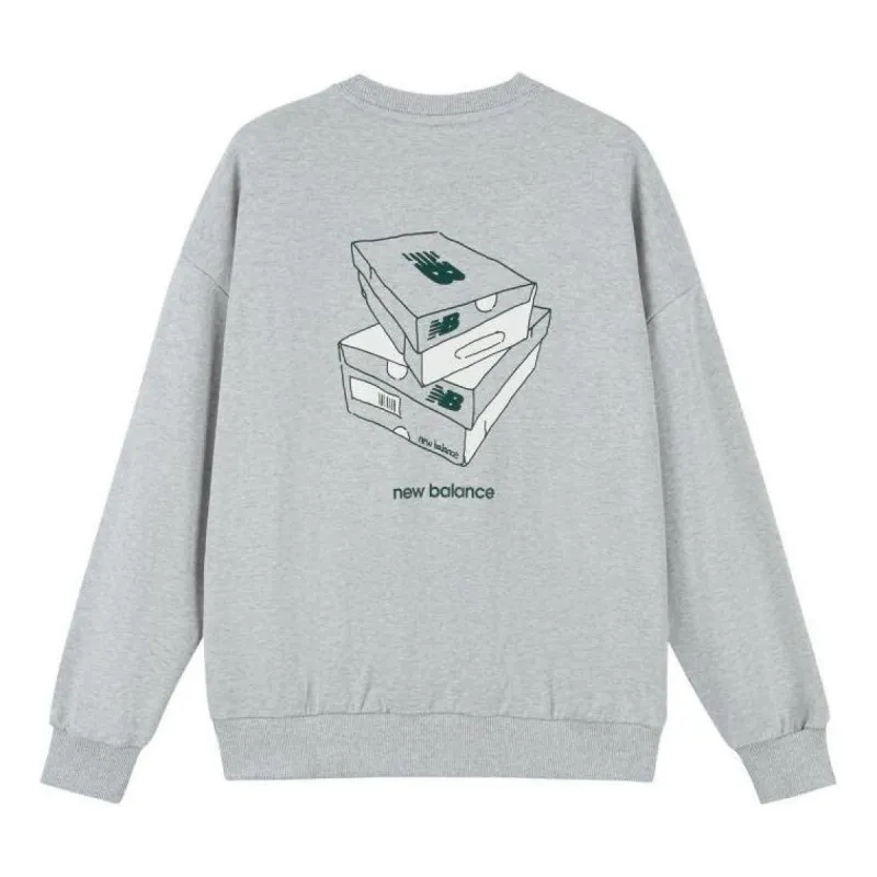 New Balance Casual Graphic Sweatshirt 'Grey' AMT33365-SEY sold by KicksCrew